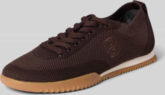 HUGO BOSS Low Top Sneaker in Mesh-Optik Modell CARLYNN in Dunkelbraun, Gr&ouml;&szlig;e 36
