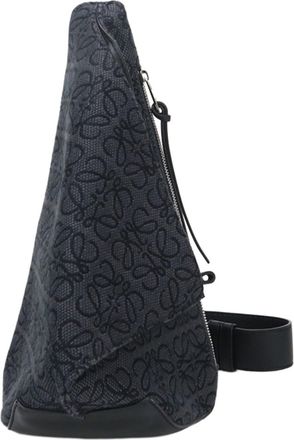 Loewe Black Jacquard Sling Bag (Pre-Owned)