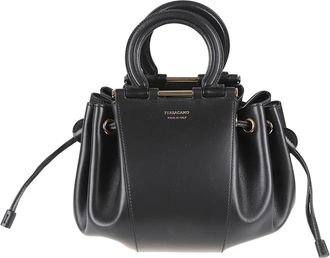 Ferragamo Borsa a secchiello Gancini - - Bags - Donna - Nero - ONE SIZE