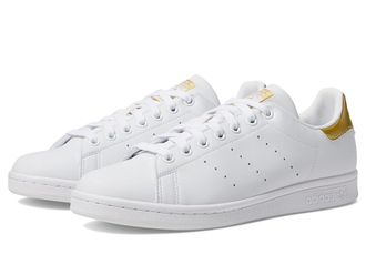 adidas Originals Stan Smith Womens Tennis Shoes Footwear White/Footwear White/Gold Metallic 1 : 10 B - Medium, Synthetic