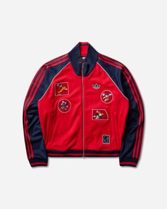 adidas Brain Dead x Disney Track Top Better Scarlet