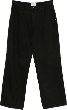 Amish Jeans con tasche a pieghe - Nero