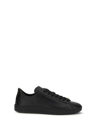 Valentino Garavani Black Lace Up Sneakers