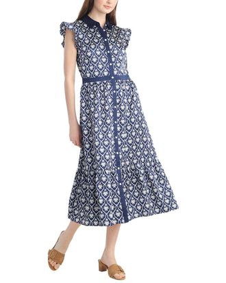 Draper James Emmylou Sleeveless Midi Shirtdress
