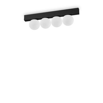 Netlighting Ping Pong 4 Light Globe Ceiling Light Black 1000Lm 3000K