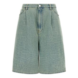 Nude Kate Bermuda Shorts - female - NUDE - Denim Shorts - Blue - L - Shorts