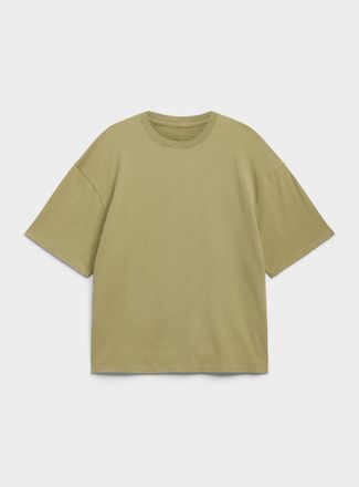 Djab Mens Peachskin washed crew-neck T-shirt DJAB 101 Oversized fit