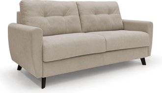 Divani.Store Callisto Sof&aacute; Cama Convertible De Tela Suave E Impermeable 208 Cm (mat. 160x197) Beige