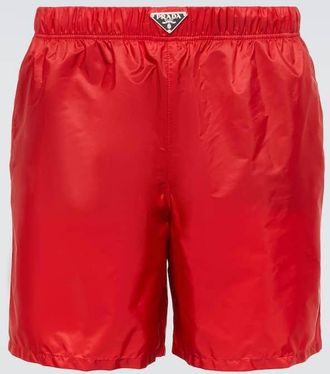 Prada Logo swim shorts