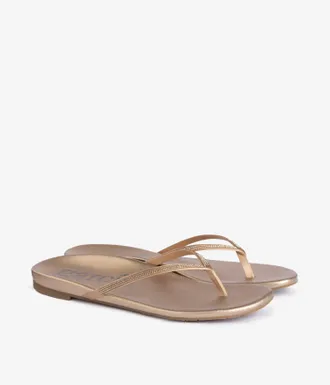 Pedro Garcia Thong sandal in metallic leather and crystals | Brinlee | Centenario | PEDRO GARCIA