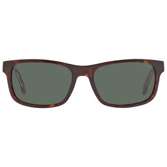 Carrera Green Rectangular Mens Sunglasses CARRERA 299/S 0086/QT 57
