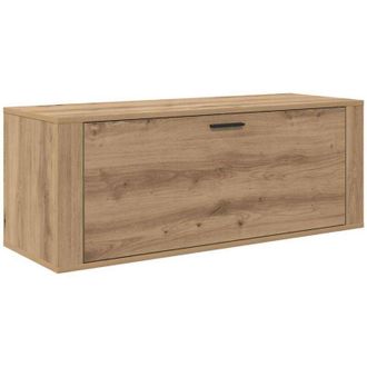 vidaXL Armario Para Zapatos Con Estante Roble Artisan 100 X 35 X 38 Cm Vidaxl