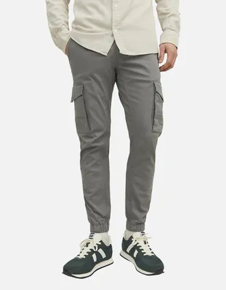 Jack & Jones Mens Jack & Jones Mens Paul Flake Slim Fit Cargos - Green - Size: 32 s