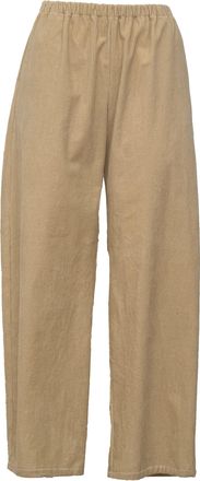 Apuntob Fine-Corduroy Elastic Drawstring Wide-Leg Pants