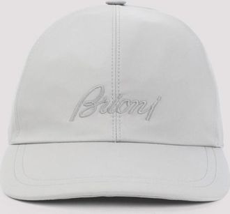 Brioni White Sabbia Baseball Hat