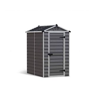 Palram Skylight Shed 4 x 6 Dark - L176.8 x W120.7 x H203.5 cm - Dark Grey