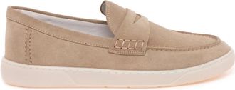 Hogan H647 Moccasin - Heren - Loafers - Beige - 44 EU - Su&egrave;de - Schoenen