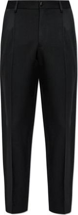 Dolce & Gabbana Wollen smokingbroek - Heren - Nette broeken - Zwart - XL - Wol - Broeken