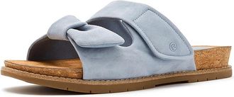 Rockport Zova Womens Wedge Shoes Blue Suede : 8.5 W (C)