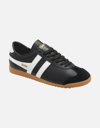 Gola Womens Bullet Leather Womens Trainers - Black - Size: 6