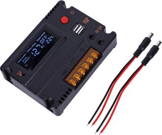 OEM Regulador De Panel Solar De 10 A, Pantalla Lcd Retroiluminada Para Bater&iacute;as De Fosfato De Hierro Y Litio De La Serie 4/8
