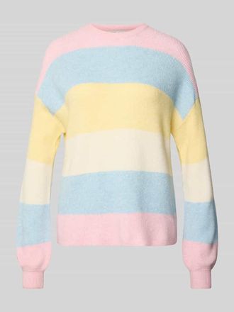 Only Regular Fit Strickpullover aus Viskose-Mix Modell ATIA in Rosa, Gr&ouml;&szlig;e XL