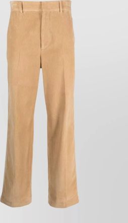 Palm Angels velvet ribbon wide leg trousers