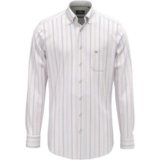 Fynch-Hatton Casual Shirt - Heren - Overhemden - Wit - Maat: XL Katoen