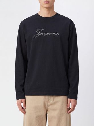 Jacquemus T-shirt a maniche lunghe in cotone organico e canapa con logo