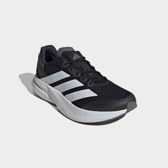 adidas Laufschuh ADIDAS PERFORMANCE DURAMO SPEED 2, Herren, Gr. 42,5, schwarz-weiss (core schwarz, ftwr wei&szlig;, grau five), Synthetik, Textil, Schuhe Laufschuh