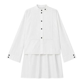 Emporio Armani U0002 overhemd - Dames - Jurken - Wit - Maat: XS Katoen