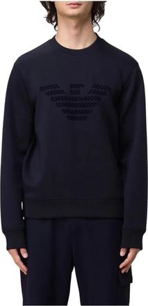 Emporio Armani Af 10013Mb 845 Sweatshirt - Heren - Sweatshirts - Blauw - L - Katoen - Hoodies & sweatvesten