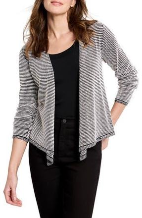 Nic+Zoe Pixel 4-Way Cotton Blend Convertible Cardigan in Cream Multi at Nordstrom Rack, Size Xx-Large