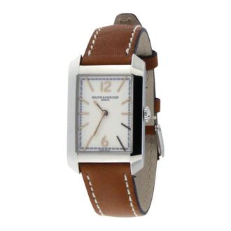 Baume & Mercier Hampton 10472 Quartz Horloge - Dames - Horloges - Bruin - ONE Size - Accessoires