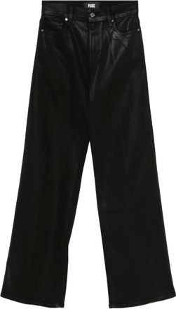 Paige Straight Fit Jeans, female, Black, W27, Anessa 31 Wide Leg Jean