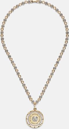 Foundrae Collar Lovestruck Commitment de oro de 18 ct con diamantes