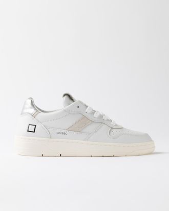 D.A.T.E. court 2.0 basic white-silver