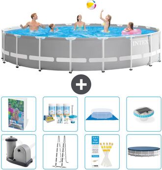Intex Piscina Prism Frame Redonda - 610x132 Cm - 9-piezas S576