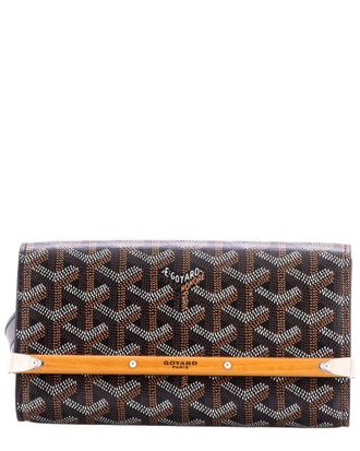 Goyard Monte Carlo Clutch With Strap Coated Pm (Authentic Pre-Loved)