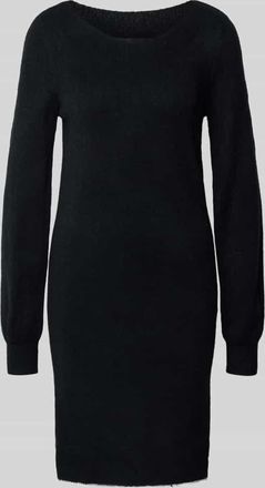 Vero Moda Loose Fit Strickkleid mit U-Boot-Ausschnitt Modell LEFILE in Black, Größe XS