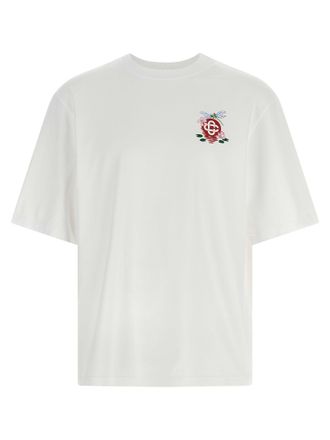 Casablanca White Organic Cotton Mens T-Shirt