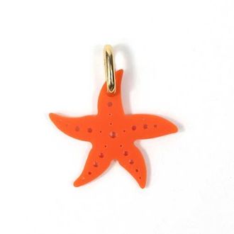 By Lilla Starfish Jewelry Charm in Orange at Nordstrom