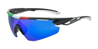 Salice 012 ITA RWX NERO/RW BLU Mens Sunglasses Black Size Standard