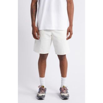 Carhartt Work in Progress Organic Cotton Canvas Carpenter Shorts in Wax Rinsed at Nordstrom, Size 30
