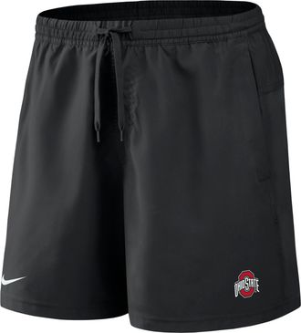 Nike Ohio State Primetime Primary Logo Nike Mens Dri-FIT College Form Shorts in Black | 045T00AOH-8DV