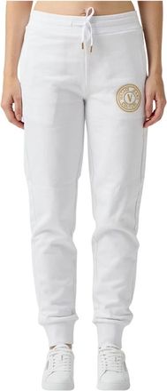 Versace Jeans Couture Joggingbroek - Dames - Sweatpants - Wit - S - Katoen - Broeken