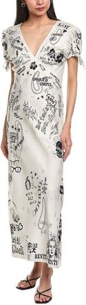 Mother The Cap And Gown Midi Dress