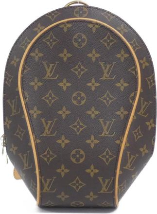 Louis Vuitton Marron Coated Canvas Backpack (Pre-Owned)