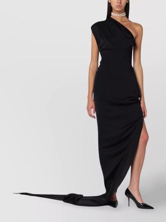 Vivienne Westwood draped one-shoulder gown