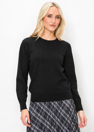 YAL New York Black Crewneck Pullover